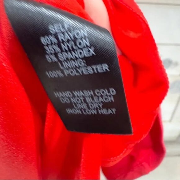 Lulus red bell sleeve dress, XL - Picture 6 of 6